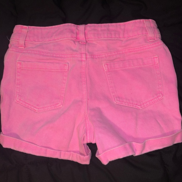 pink jean shorts - Picture 2 of 3
